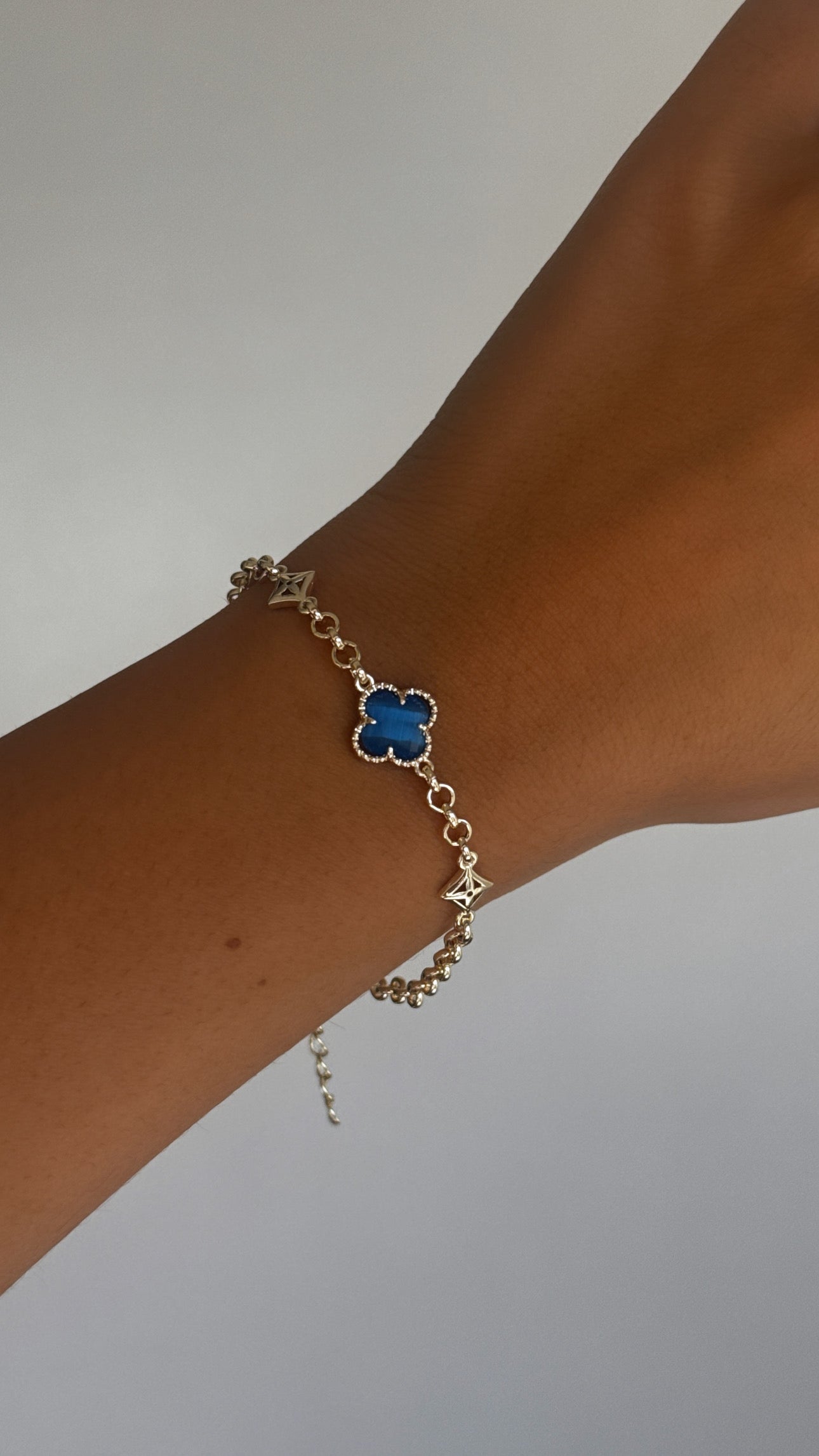 Lily armband blauw