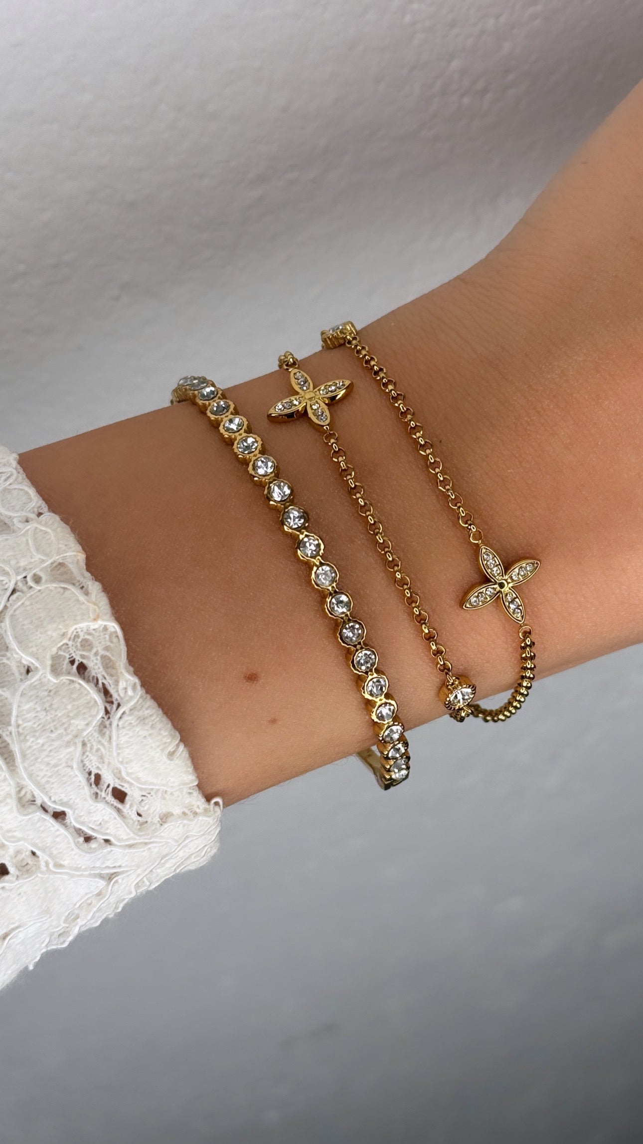 Petal d’or armband