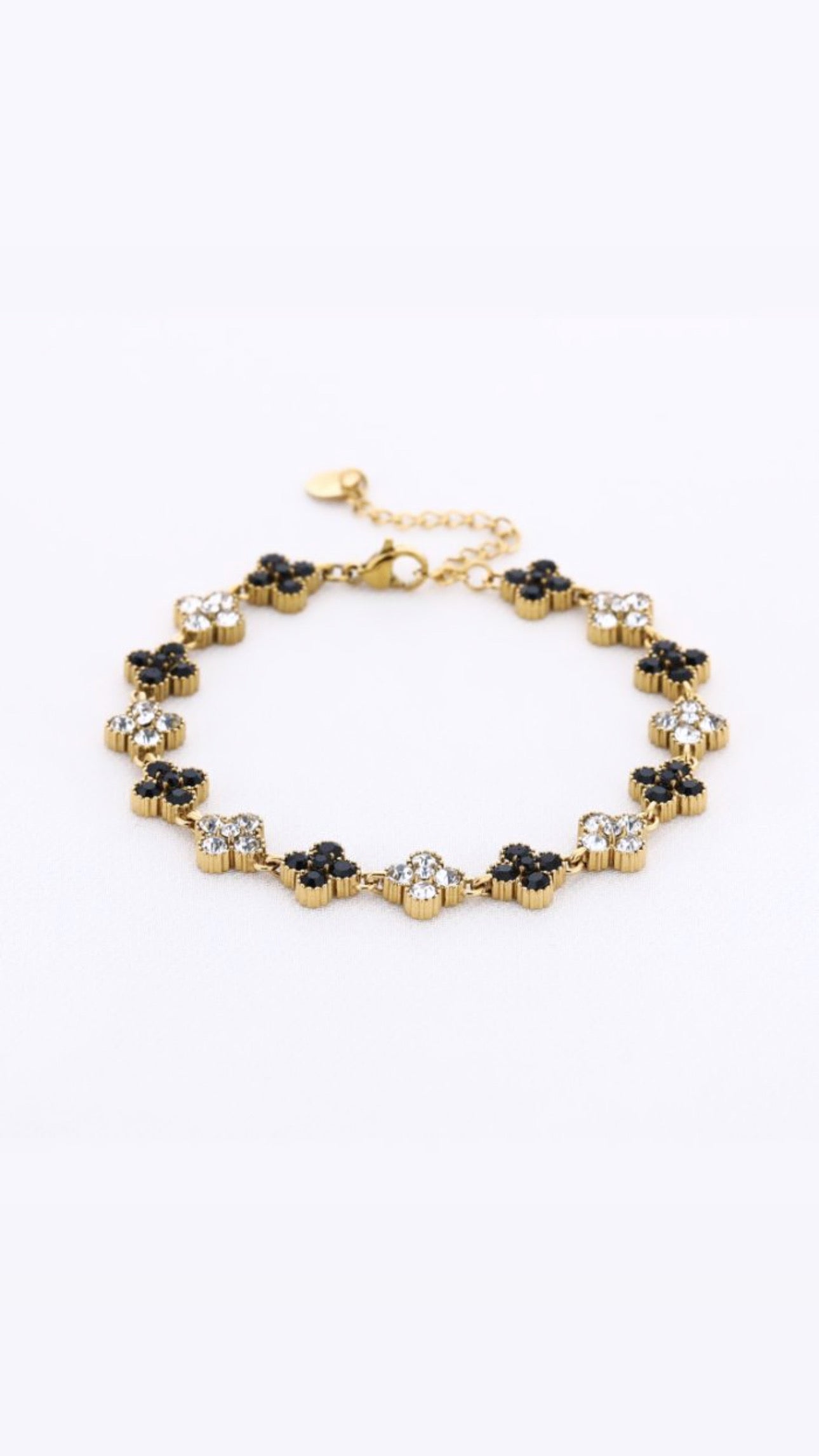 Luxury zwarte jada armband