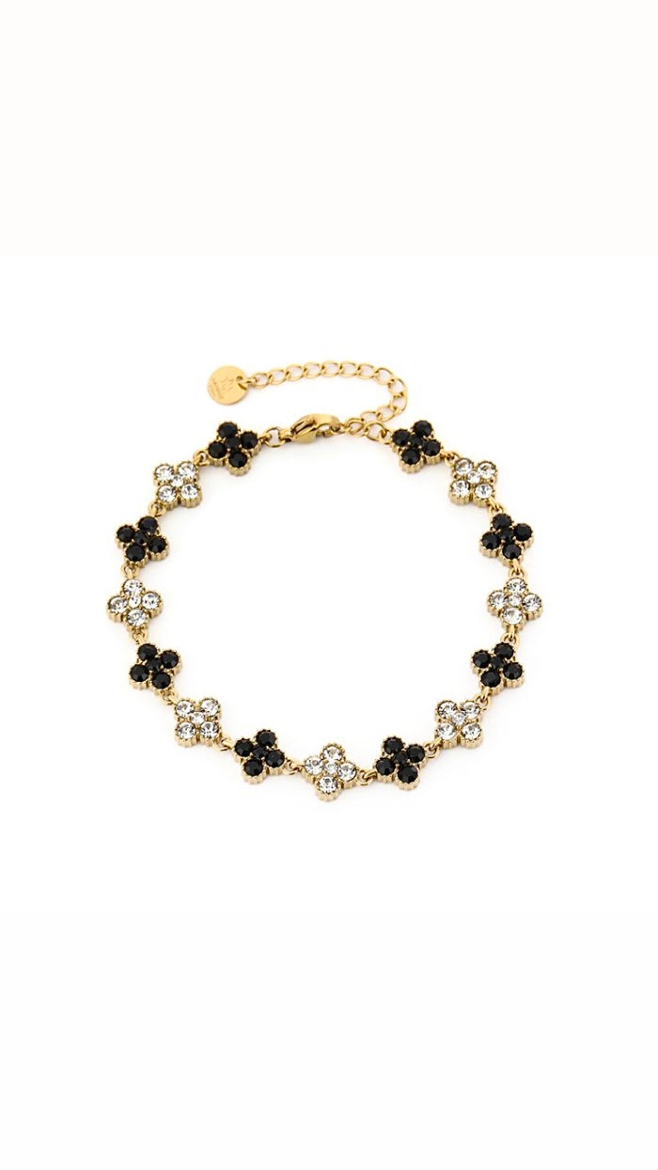 Luxury zwarte jada armband