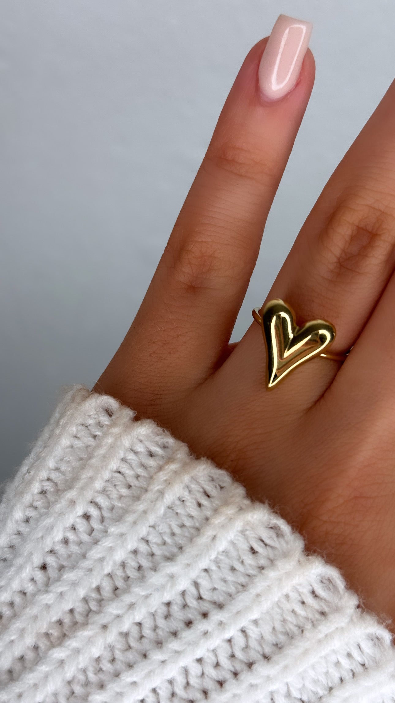 Chunky love ring