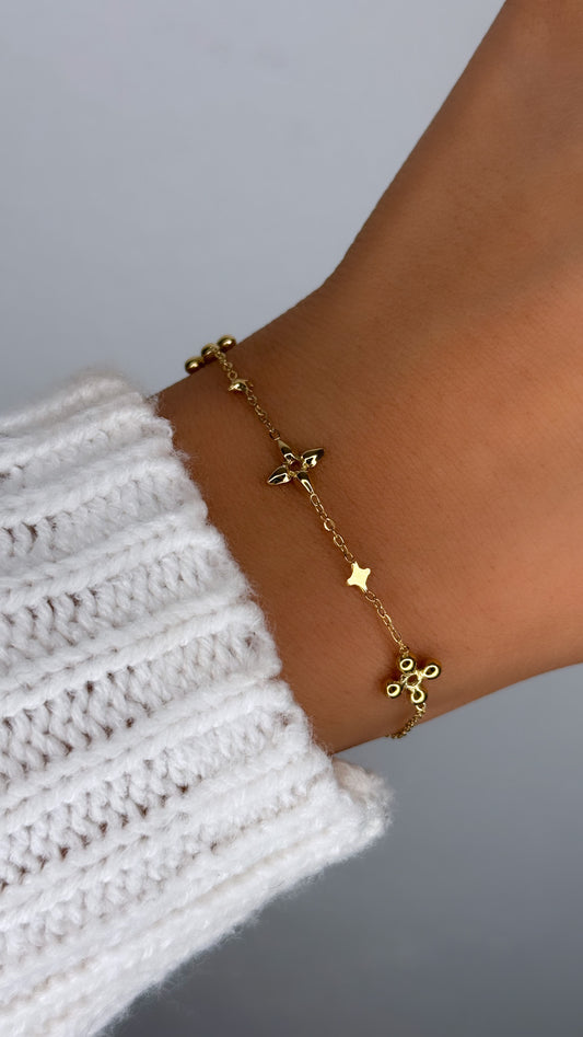 Nina armband goud