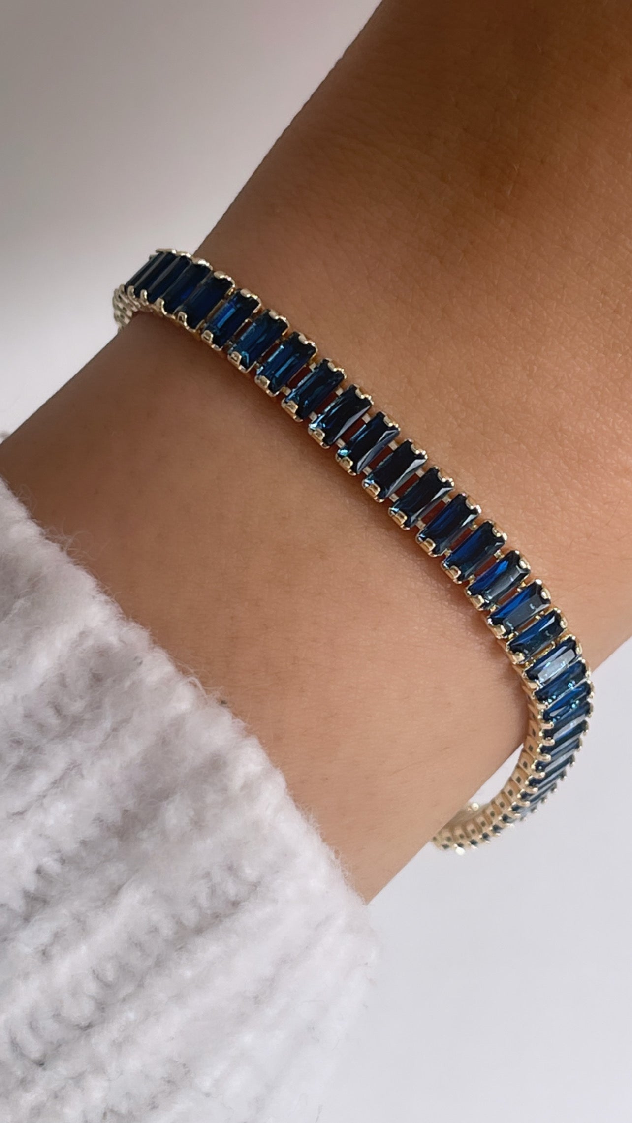 Zeyna armband blauw