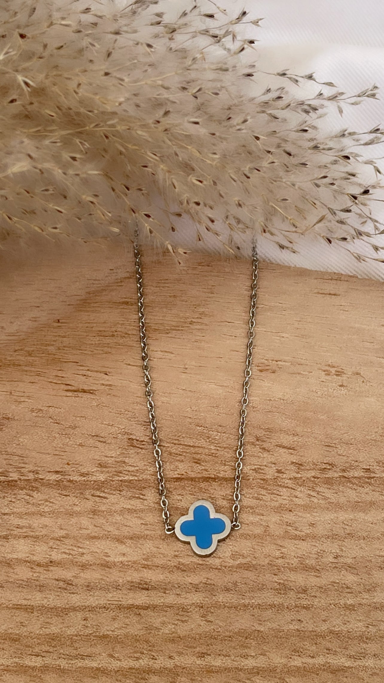 Beyza ketting blauw